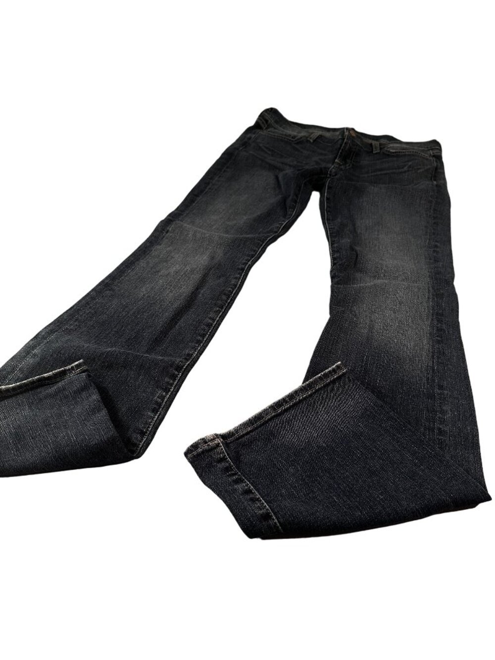 7 For All Mankind Denim Jeans Women Dojo Flared Mid Rise Pants Wide Leg Y2k